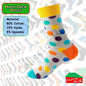 Happy Crew Socks Novelty Breathable Anti-Odour Men's Unisex UK 6-8.5 EU 39-42