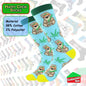 Happy Crew Socks Novelty Breathable Anti-Odour Men's Unisex UK 9-11 EU 43-46