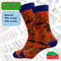Happy Crew Socks Novelty Breathable Anti-Odour Men's Unisex UK 9-11 EU 43-46