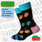 Happy Crew Socks Novelty Breathable Anti-Odour Men's Unisex UK 6-8.5 EU 39-42