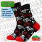 Happy Crew Socks Novelty Breathable Anti-Odour Men's Unisex UK 9-11 EU 43-46