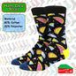 Happy Crew Socks Novelty Breathable Anti-Odour Men's Unisex UK 9-11 EU 43-46
