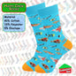 Happy Crew Socks Novelty Breathable Anti-Odour Men's Unisex UK 6-8.5 EU 39-42