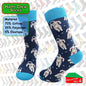 Happy Crew Socks Novelty Breathable Anti-Odour Men's Unisex UK 9-11 EU 43-46