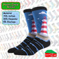 Happy Crew Socks Novelty Breathable Anti-Odour Men's Unisex UK 9-11 EU 43-46