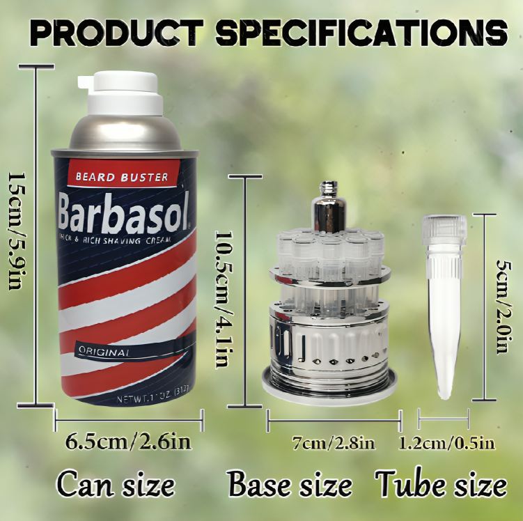 Jurassic Park Movie Prop Barbasol Cryo DNA Embryo Canistor Denis Nedry
