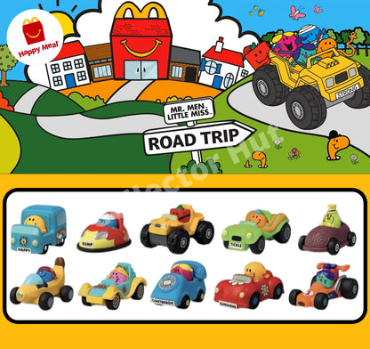 McDonalds Happy Meal Mr Men Little Miss Road Trip 2026 Toy Cars