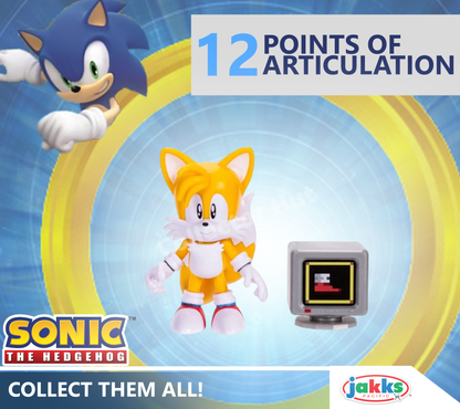 Sonic 4" Posable Figures with Accessories JAKKS Sonic the Hedgehog