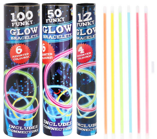 Glow Sticks Bracelets Party Pack 12 50 100 pcs Halloween