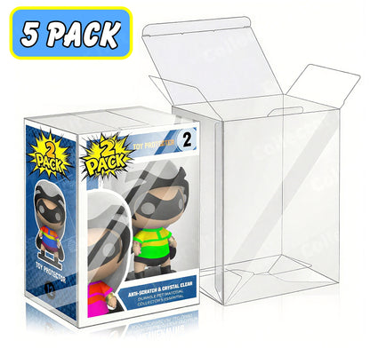 Funko Pop Protectors Clear Sleeve 4" Figures 5 Pack