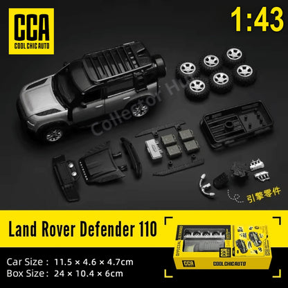 Land Rover Defender 110 1:43 Scale Official Customisable Model Kit CCA
