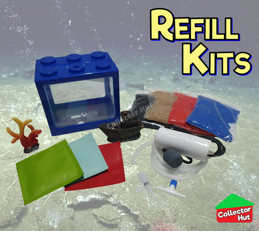 Sea Monkeys Brine Shrimp Water Food Egg Tank Refill Kits