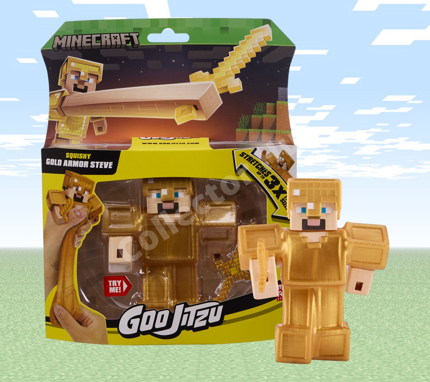 Minecraft Goo Jit Zu Hero Packs Full Size Sensory Toys Collection