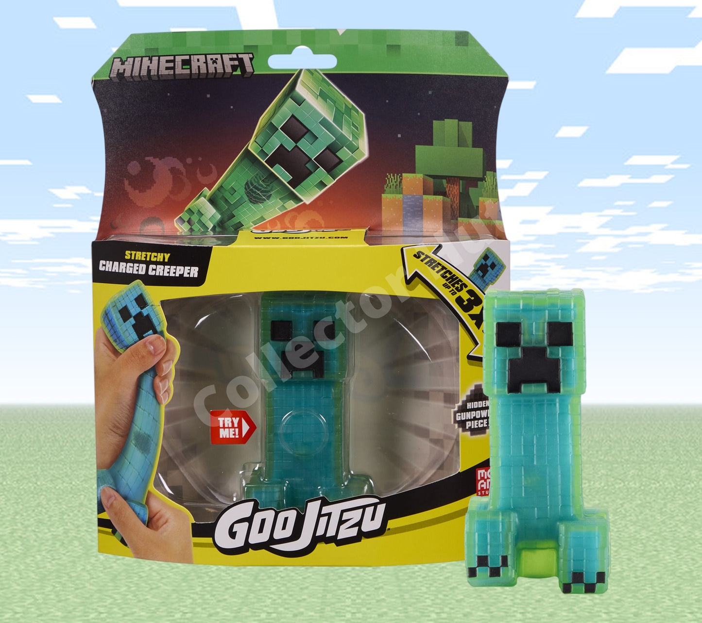 Minecraft Goo Jit Zu Hero Packs Full Size Sensory Toys Collection