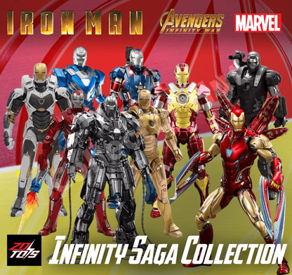Iron Man Action Figures 1:10 Scale ZD Toys Wave 2 Marvel Avengers Infinity Saga