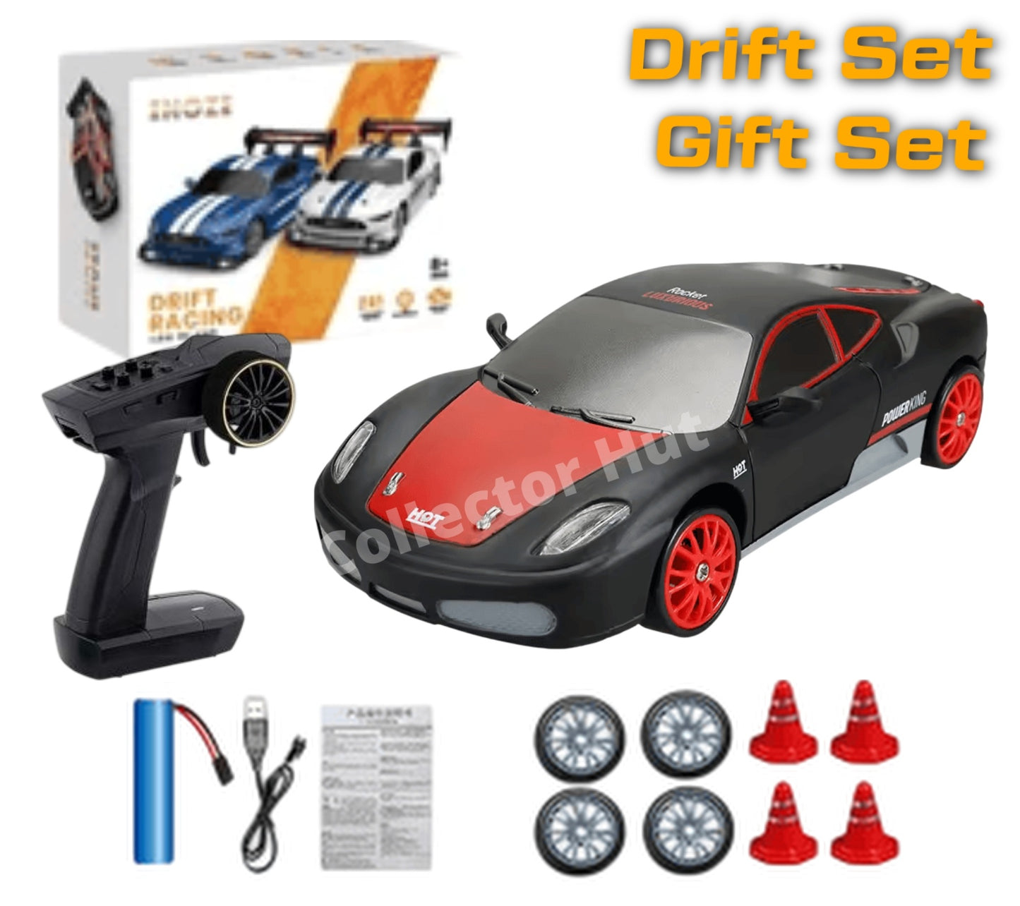 Drift RC Car 1:24 Scale High Speed Remote Control 4WD 2.4Ghz 2024 Series