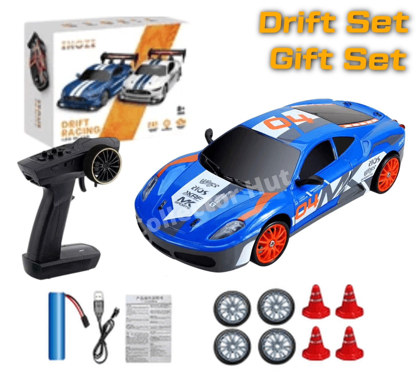 Drift RC Car 1:24 Scale High Speed Remote Control 4WD 2.4Ghz 2024 Series