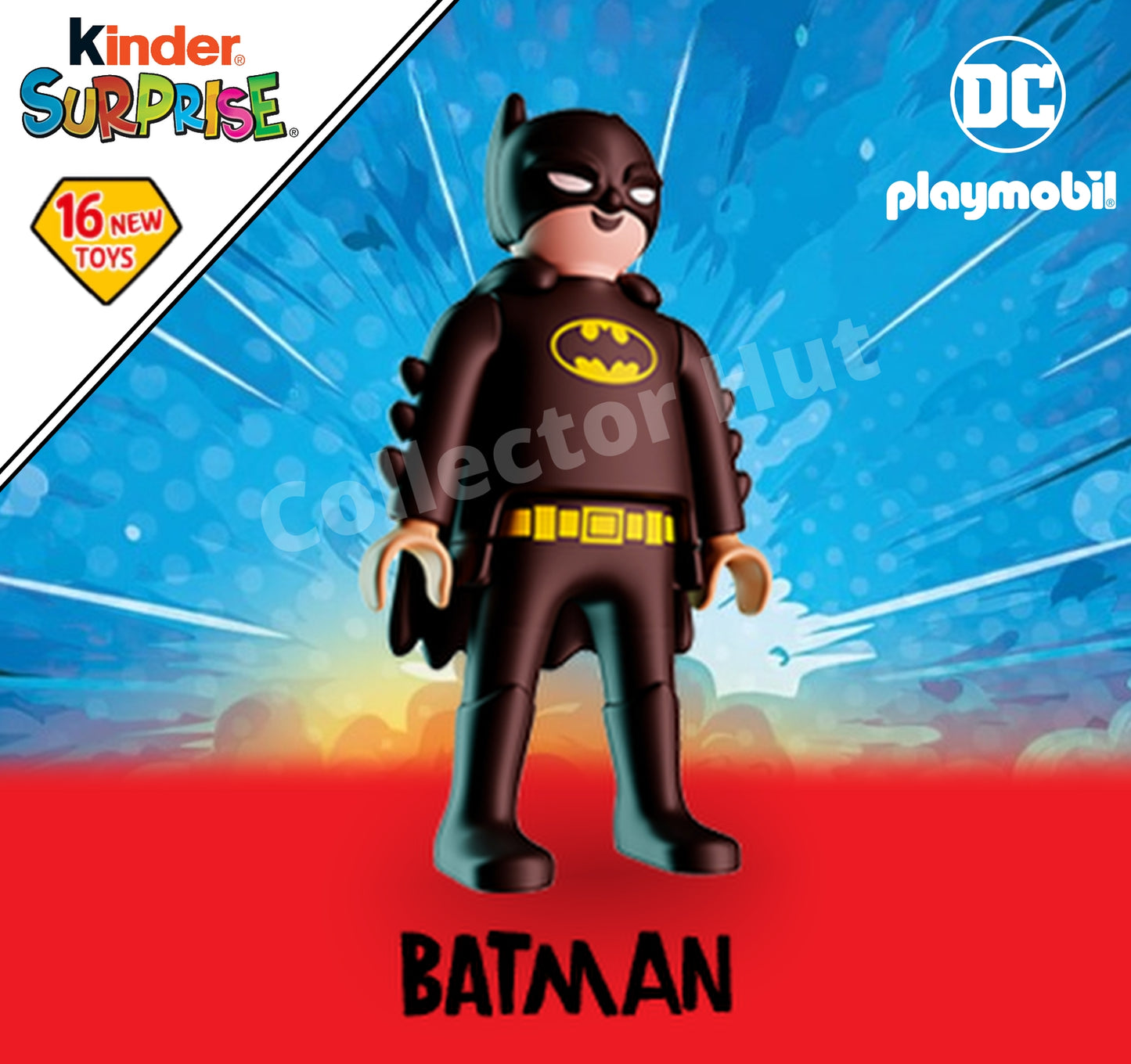 Kinder Egg DC Playmobil Mini Action Figures IDENTIFIED