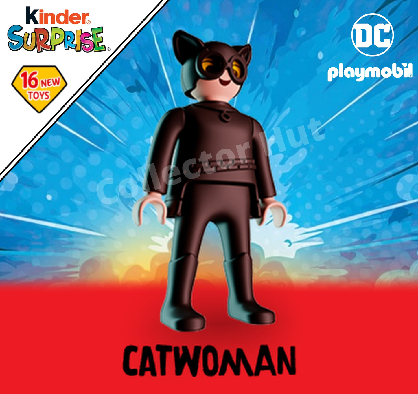 Kinder Egg DC Playmobil Mini Action Figures IDENTIFIED