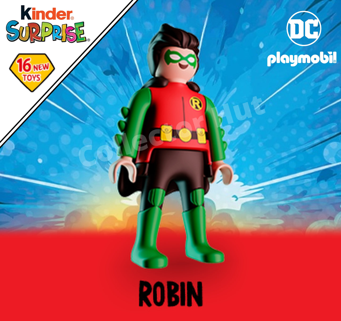 Kinder Egg DC Playmobil Mini Action Figures IDENTIFIED