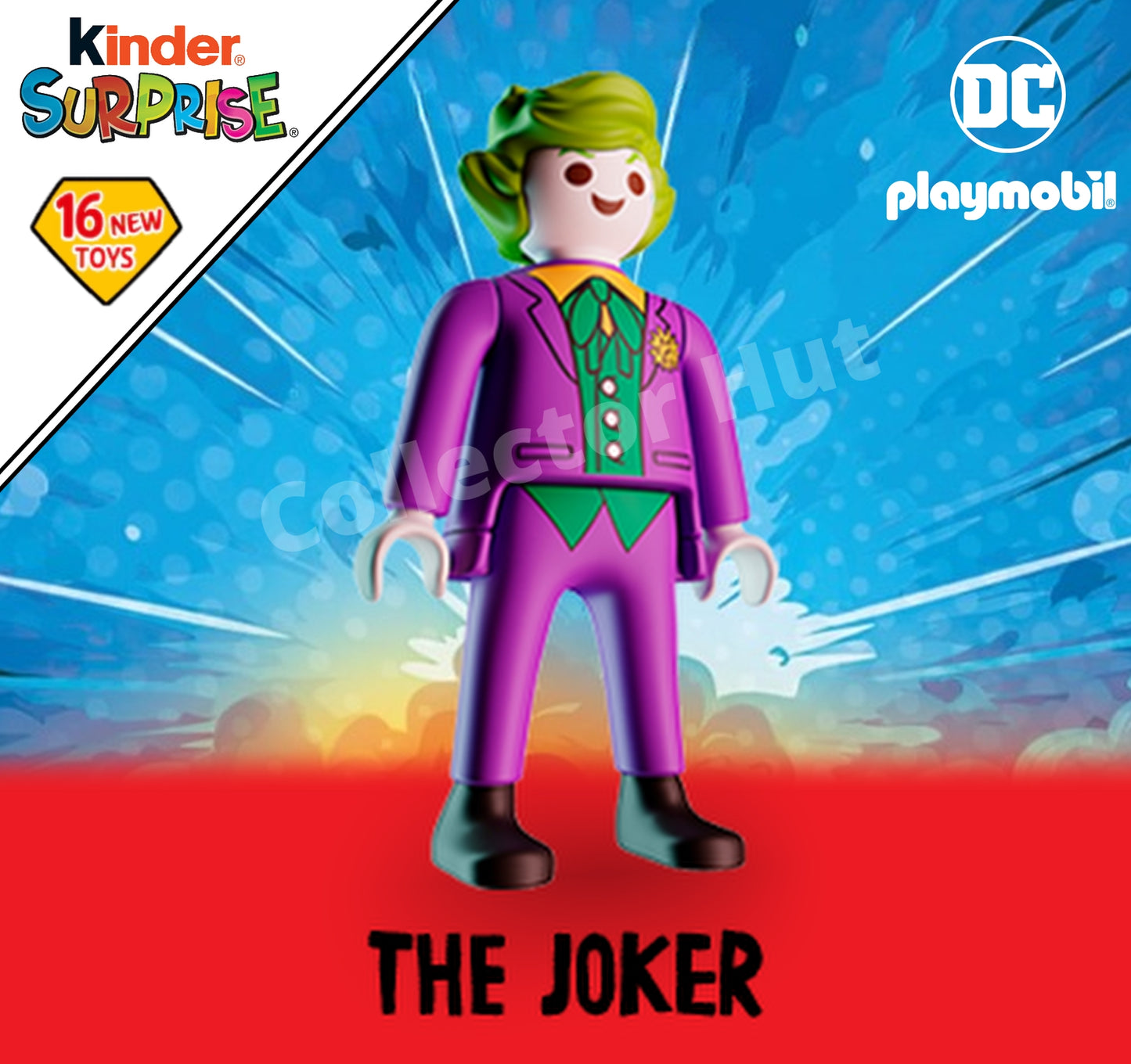 Kinder Egg DC Playmobil Mini Action Figures IDENTIFIED