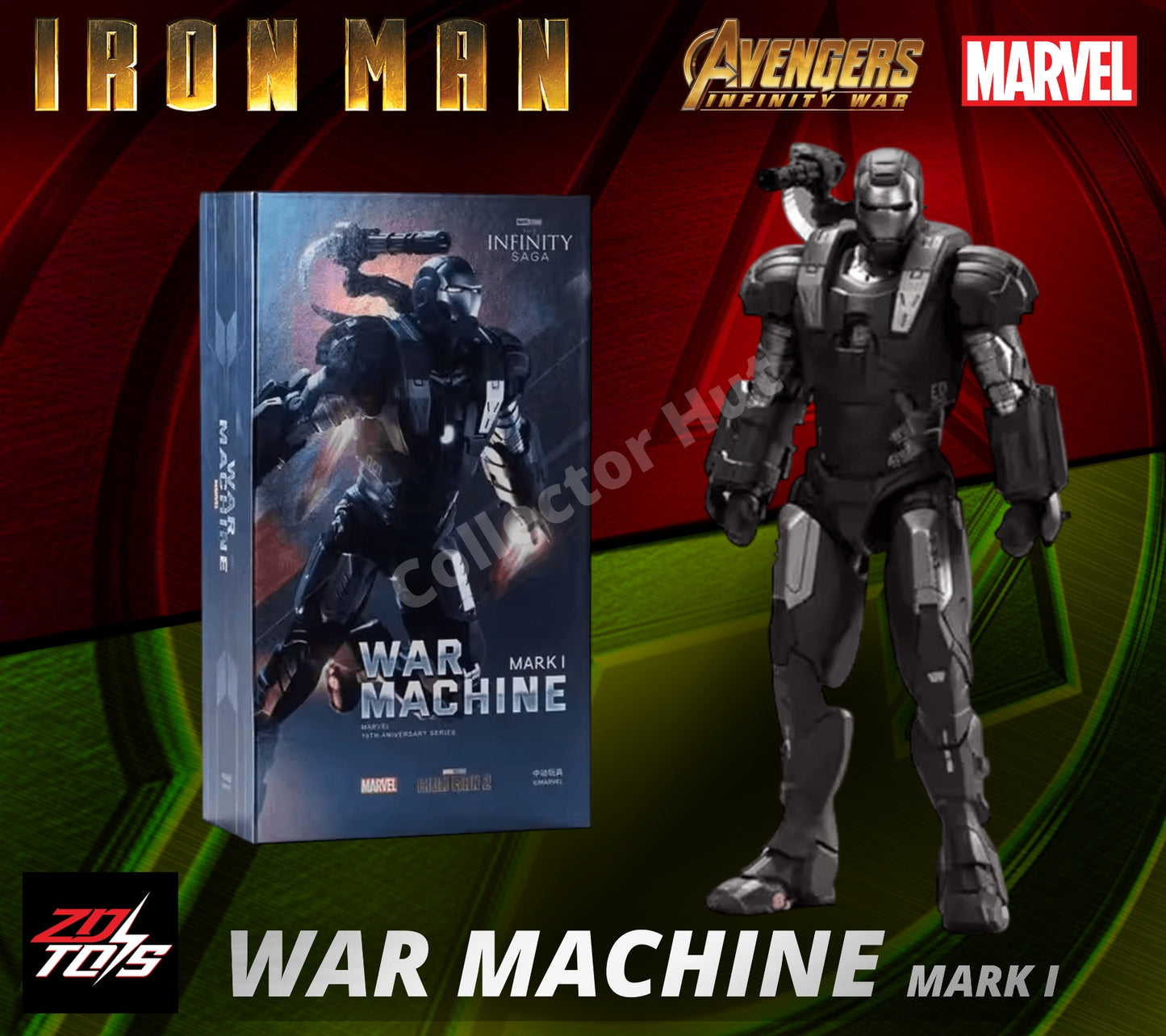 Iron Man Action Figures 1:10 Scale ZD Toys Wave 2 Marvel Avengers Infinity Saga