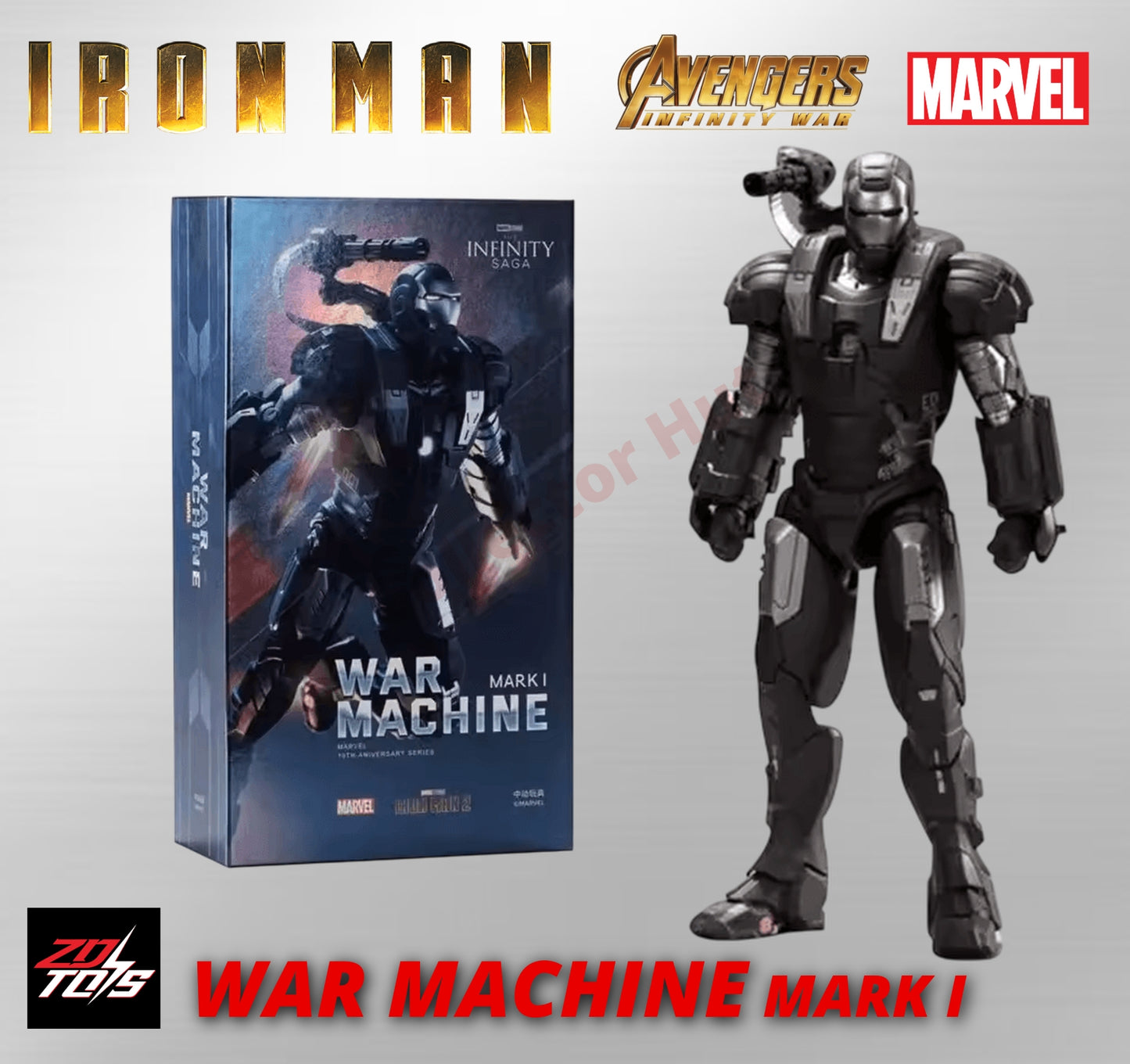 Iron Man Action Figures 1:10 Scale ZD Toys Wave 2 Marvel Avengers Infinity Saga
