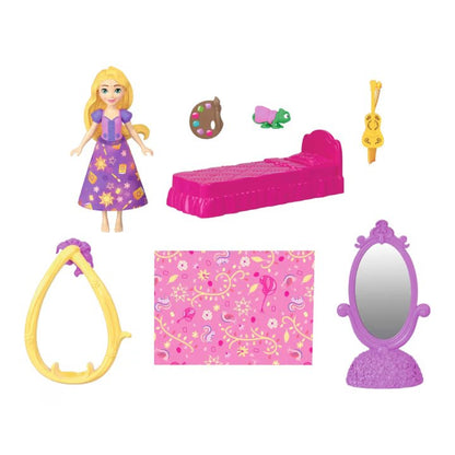 Disney Princess Small Doll Rapunzel Stacking Castle Playset