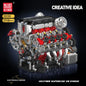Mould King Technology Motorized Engine Building Block Model Sets
