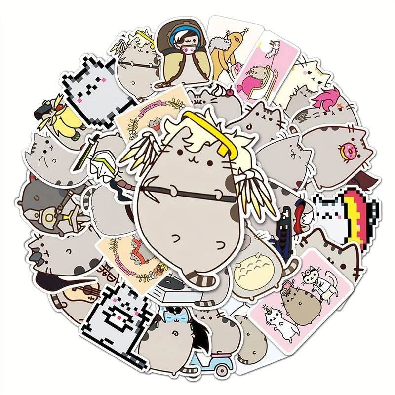 Awesome Stickers Novelty Anime Cartoon Animals Artistic 100's to Choose From