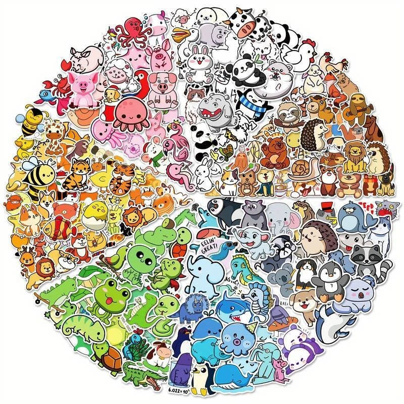 Awesome Stickers Novelty Anime Cartoon Animals Artistic 100's to Choose From