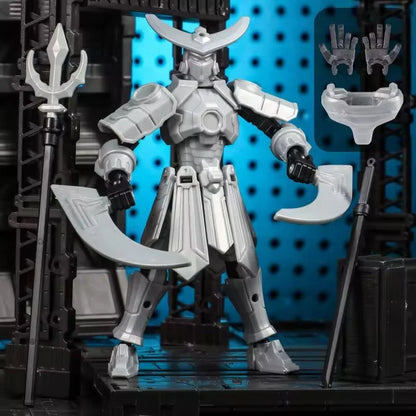 Shapeshift Robots Constructable Posable Action Figures for Art & Build Play
