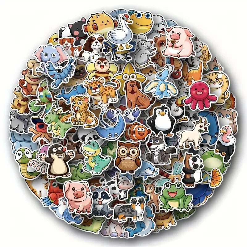 Awesome Stickers Novelty Anime Cartoon Animals Artistic 100's to Choose From