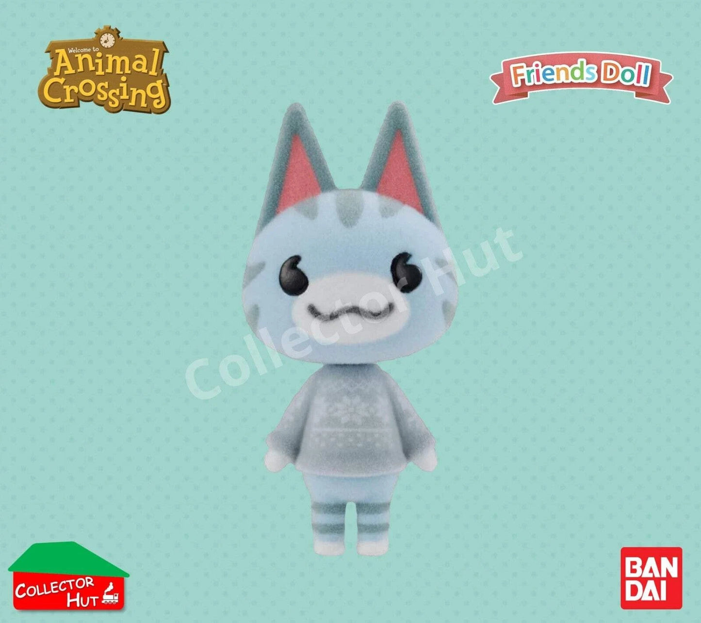 Animal Crossing Friends Doll Mini Flocked Figures New Horizons