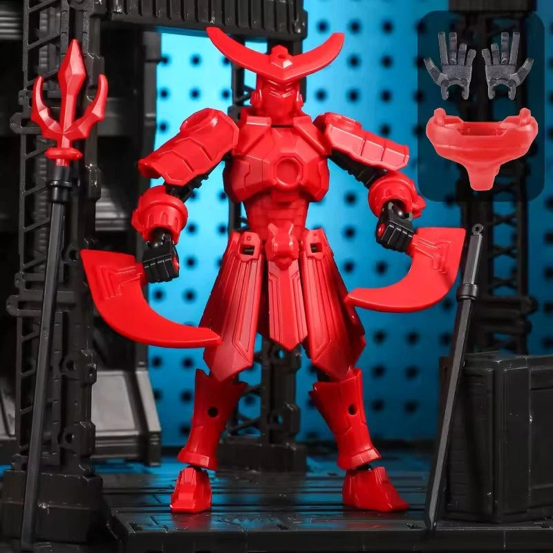 Shapeshift Robots Constructable Posable Action Figures for Art & Build Play