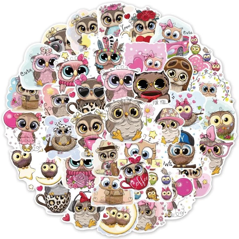 Awesome Stickers Novelty Anime Cartoon Animals Artistic 100's to Choose From