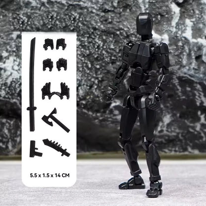 Shapeshift Robots Constructable Posable Action Figures for Art & Build Play