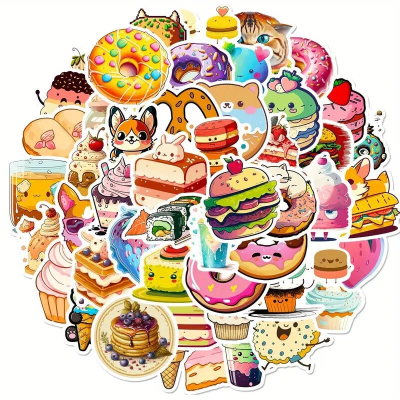 Awesome Stickers Novelty Anime Cartoon Animals Artistic 100's to Choose From