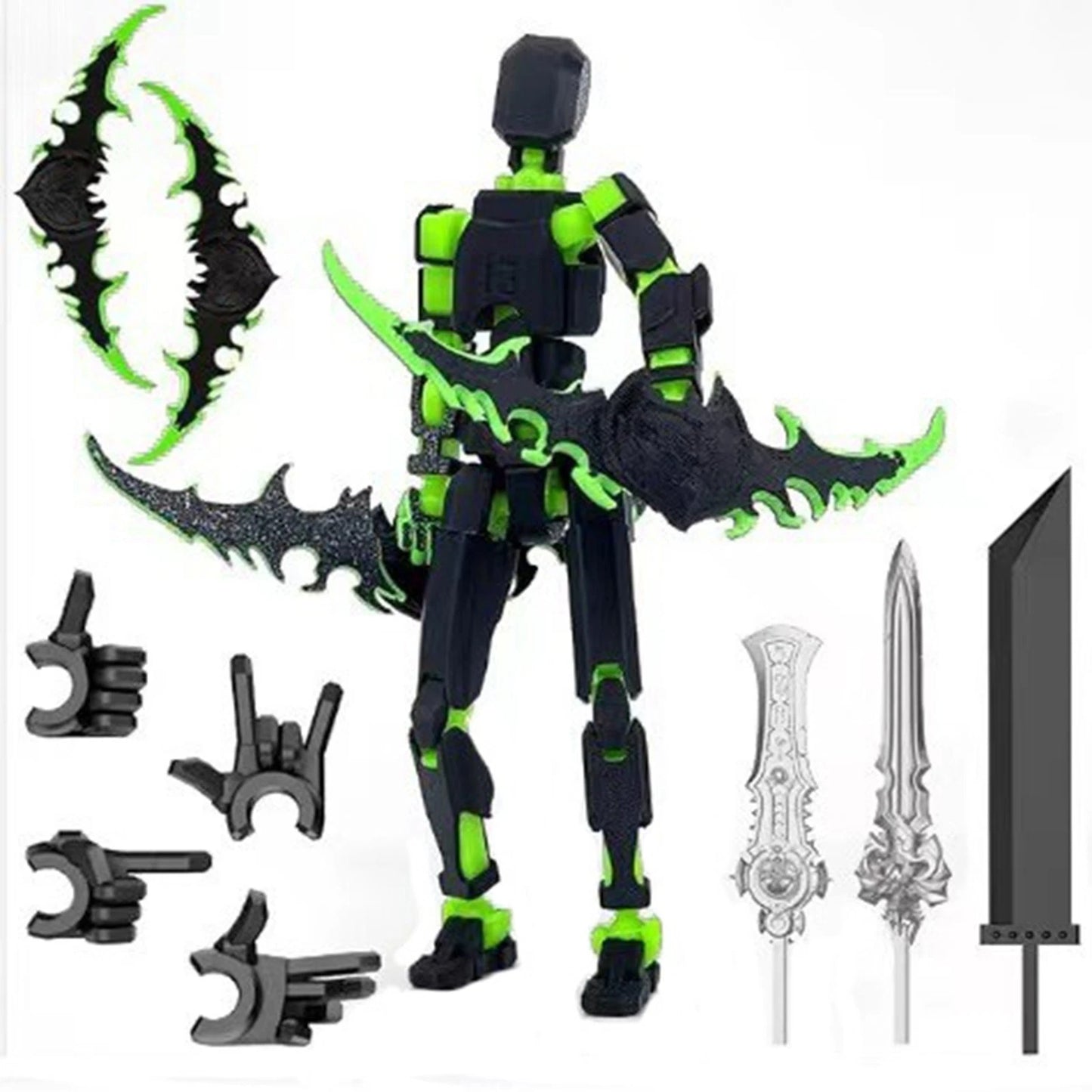 Shapeshift Robots Constructable Posable Action Figures for Art & Build Play