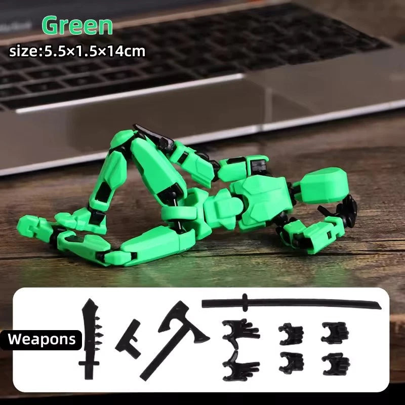Shapeshift Robots Constructable Posable Action Figures for Art & Build Play