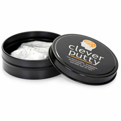 Clever Putty Sensory Slime Silver Mouldable Stretachable Stress Relief