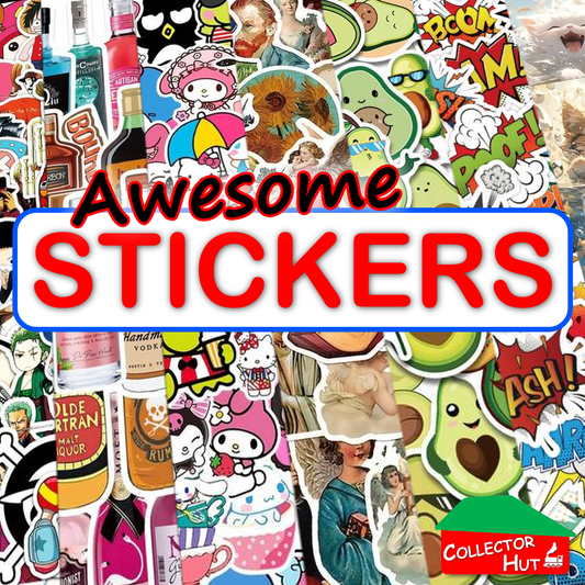 Awesome Stickers Novelty Anime Cartoon Animals Artistic 100's to Choose From